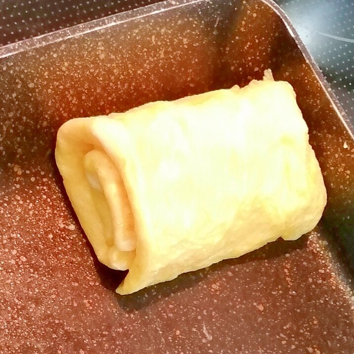 卵1個で！厚みを出す卵焼きの巻き方